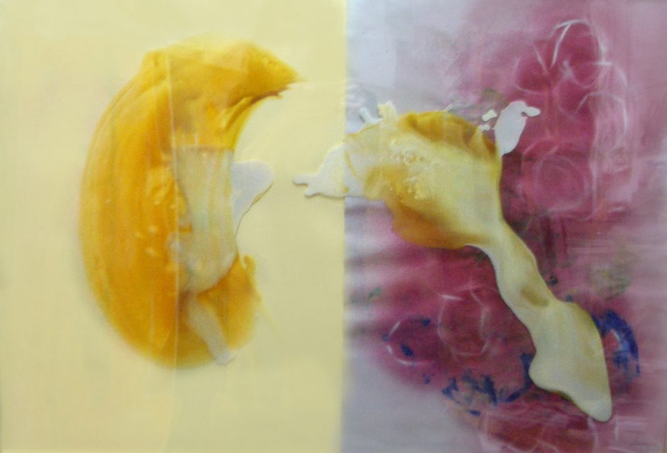 3. calamar, 70 X 100 cm, mixta sobre papel. 2006