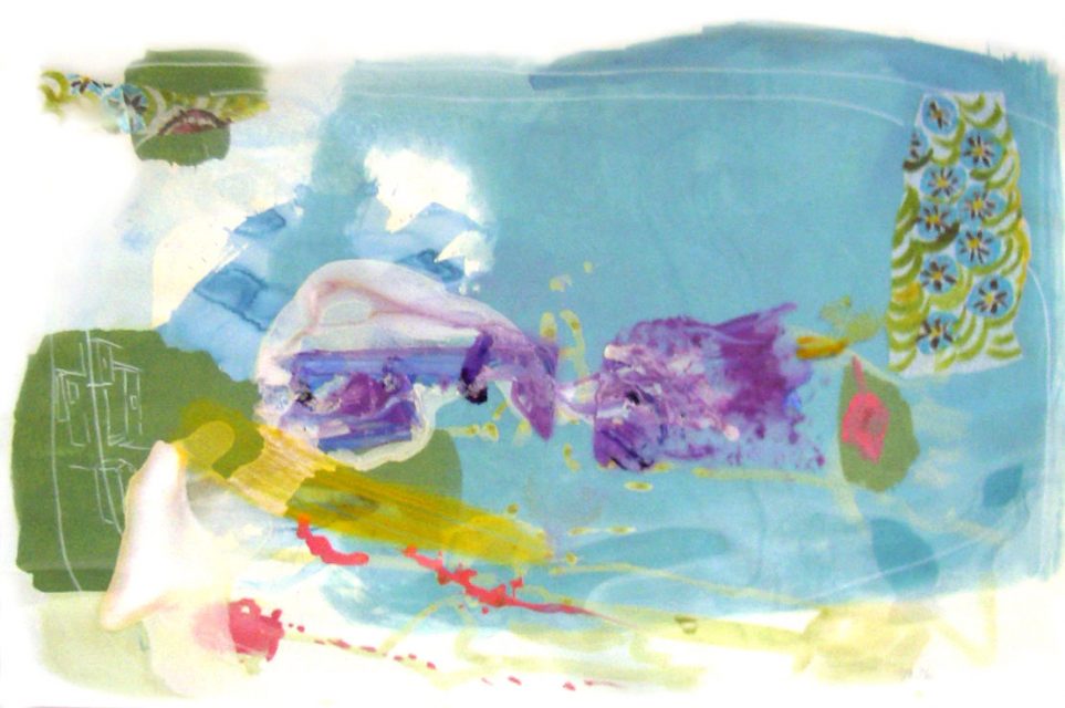 cefalù. 70 X 100 cm.técnica mixta sobre papel.