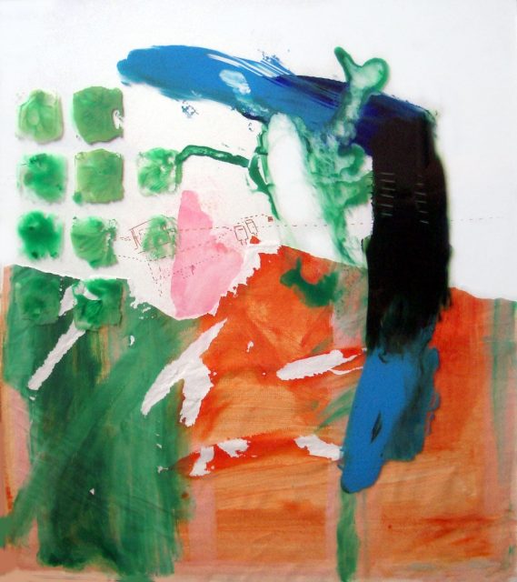 49 serie mundos líquidos. mundo líquido 6, 50 X 50 cm. acrílico y metacrilato