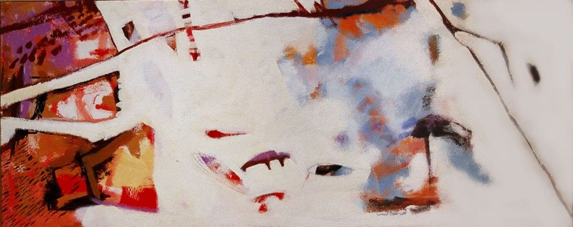 "Aereal view" 60 x 120 cms. Acrylic on canvas.