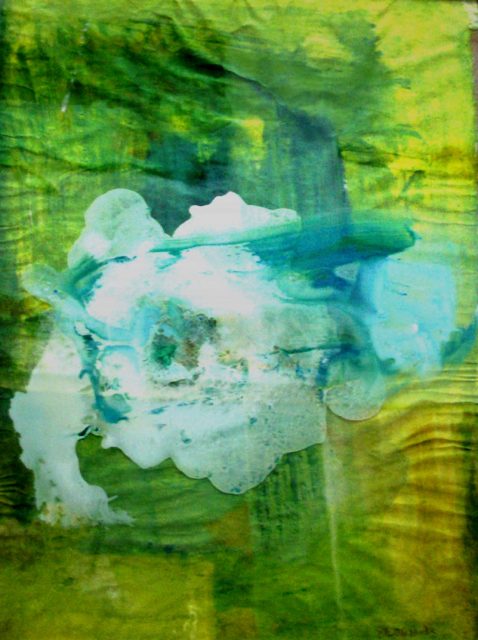 7- nube, 70 X 50cm.papel, acetato, acrílico. 2006